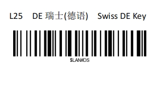 Prefix and suffix setup barcode