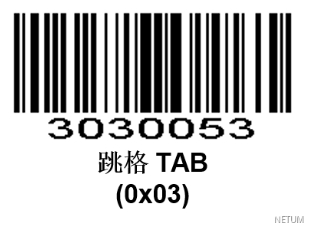 Prefix and suffix setup barcode