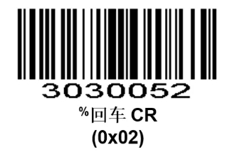 Prefix and suffix setup barcode