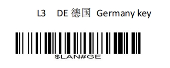 Prefix and suffix setup barcode