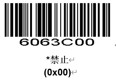 Prefix and suffix setup barcode
