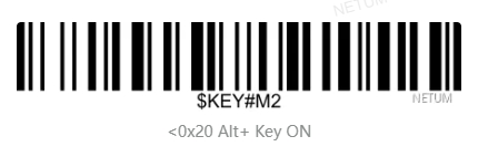 Prefix and suffix setup barcode