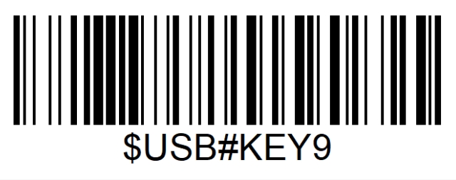 Prefix and suffix setup barcode