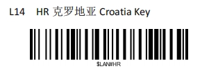 Prefix and suffix setup barcode
