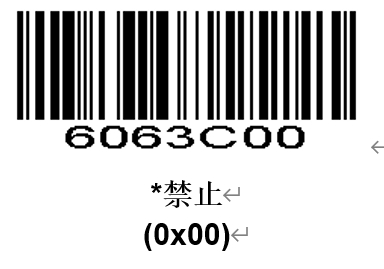 Prefix and suffix setup barcode