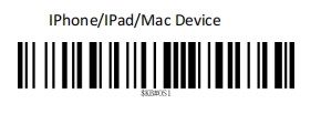 Prefix and suffix setup barcode