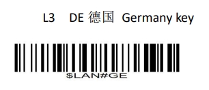 Prefix and suffix setup barcode