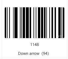 Prefix and suffix setup barcode
