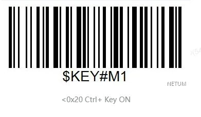 Prefix and suffix setup barcode