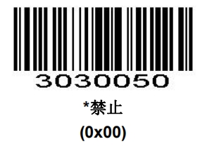 Prefix and suffix setup barcode