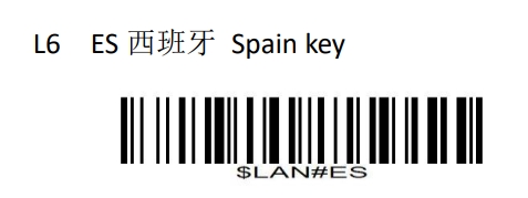 Prefix and suffix setup barcode