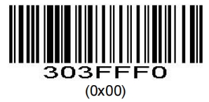 Prefix and suffix setup barcode