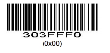 Prefix and suffix setup barcode