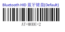 Prefix and suffix setup barcode
