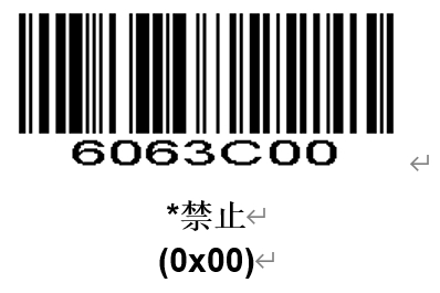 Prefix and suffix setup barcode