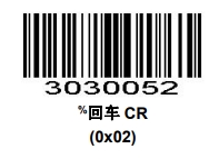 Prefix and suffix setup barcode