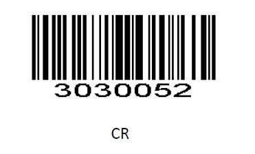 Prefix and suffix setup barcode