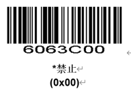 Prefix and suffix setup barcode