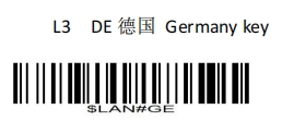 Prefix and suffix setup barcode