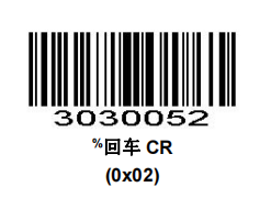 Prefix and suffix setup barcode