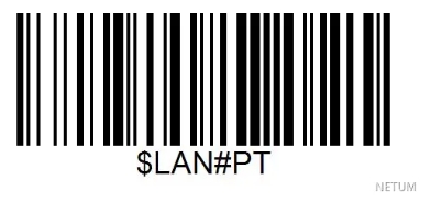 Prefix and suffix setup barcode