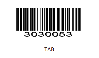 Prefix and suffix setup barcode