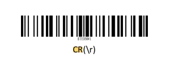 Prefix and suffix setup barcode