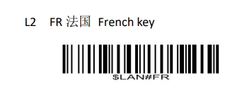 Prefix and suffix setup barcode