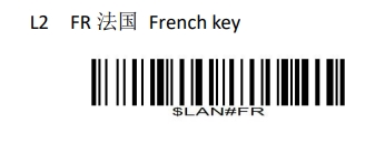 Prefix and suffix setup barcode