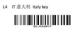 Prefix and suffix setup barcode