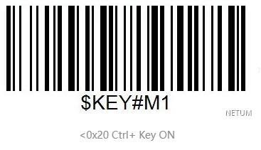 Prefix and suffix setup barcode