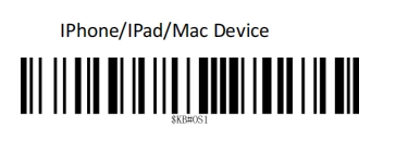 Prefix and suffix setup barcode
