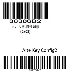 Prefix and suffix setup barcode