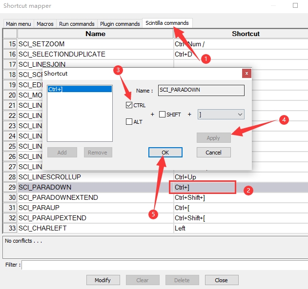 Prefix and suffix setup barcode