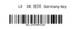 Prefix and suffix setup barcode