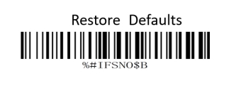 Prefix and suffix setup barcode