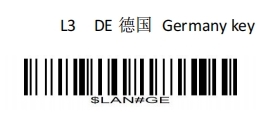 Prefix and suffix setup barcode