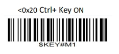 Prefix and suffix setup barcode